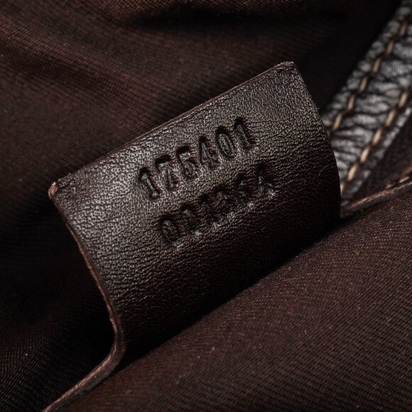Gucci Britt Boston Web Brown-Leather Bag - Picture 14 of 14